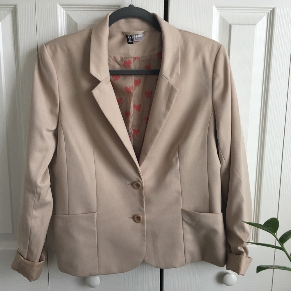 Nude blazer